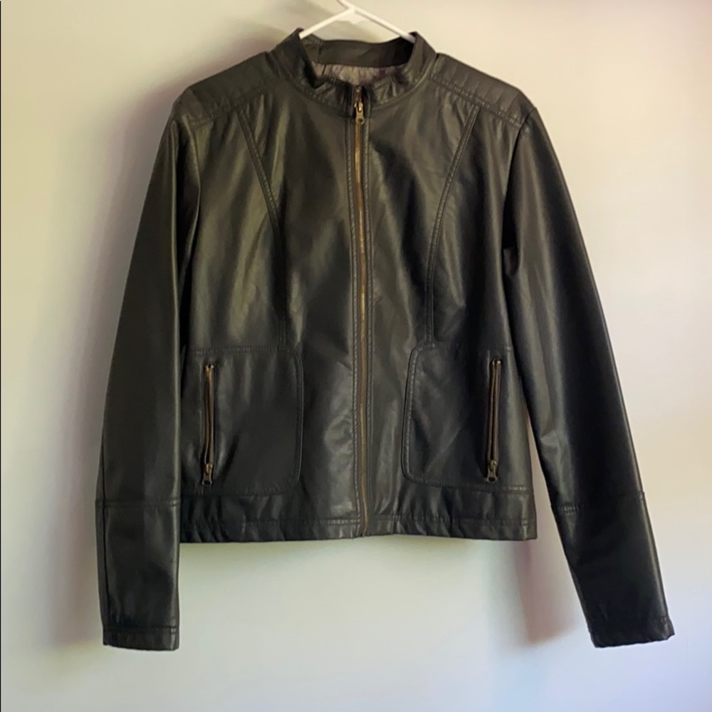 FADED GLORY FAUX LEATHER JACKET